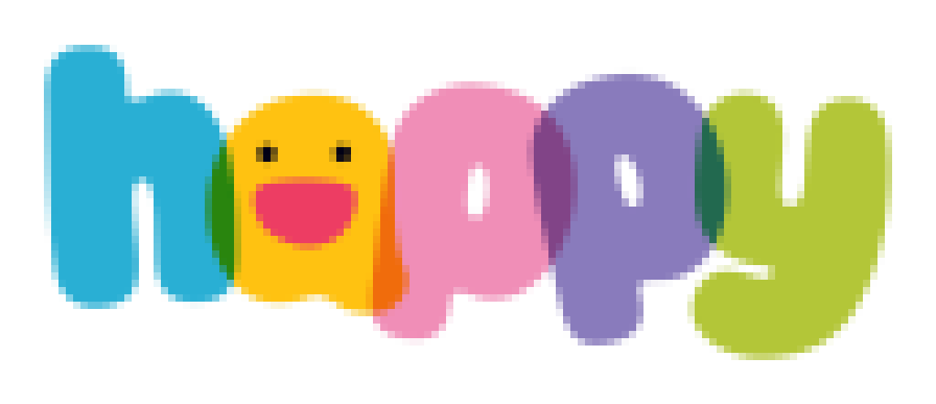 Pixelated logo