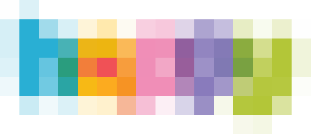 Pixelated logo
