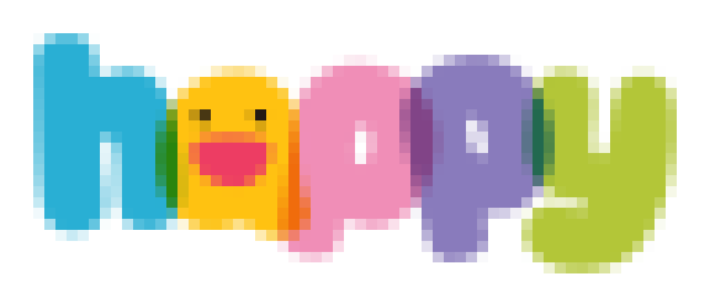 Pixelated logo